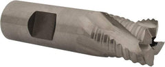 Niagara Cutter - 3/4" Diam, Coarse Pitch, 3/4" LOC, 4 Flute Cobalt Roughing Square End Mill - Uncoated, 3" OAL, 3/4" Shank Diam, Single End, 30° Helix - USA Tool & Supply