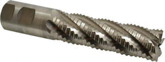 Niagara Cutter - 1-1/4" Diam, Coarse Pitch, 4" LOC, 6 Flute Cobalt Roughing Square End Mill - Uncoated, 6-1/2" OAL, 1-1/4" Shank Diam, Single End, 30° Helix - USA Tool & Supply