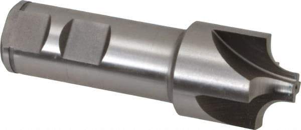 Keo - 5/16" Radius, 1-1/8" Mill Diam, 4 Flute Cobalt Corner Rounding End Mill - Single End, Uncoated, 3/8" Tip Diam, 3-1/2" OAL, 7/8" Shank Diam - USA Tool & Supply