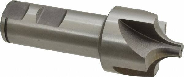 Keo - 1/2" Radius, 1-1/2" Mill Diam, 4 Flute Cobalt Corner Rounding End Mill - Single End, Uncoated, 3/8" Tip Diam, 4-1/8" OAL, 1" Shank Diam - USA Tool & Supply