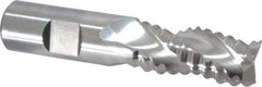 Niagara Cutter - 3/4" Diam, Coarse Pitch, 1-1/2" LOC, 3 Flute Cobalt Roughing Square End Mill - Uncoated, 3-3/4" OAL, 3/4" Shank Diam, Single End, Centercutting, 36° Helix - USA Tool & Supply