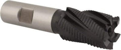 Niagara Cutter - 1" Diam, Fine Pitch, 1-1/2" LOC, 5 Flute Cobalt Roughing Square End Mill - TiAlN Finish, 3-3/4" OAL, 3/4" Shank Diam, Single End, 30° Helix - USA Tool & Supply