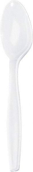 Dixie - Dixie Plastic Tableware, Heavy Mediumweight Teaspoons - White - USA Tool & Supply