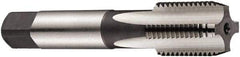 DORMER - 2-11" BSPP, 6 Flutes, Plug Chamfer, Bright Finish, High Speed Steel British Standard Pipe Tap - Series E547 - Exact Industrial Supply