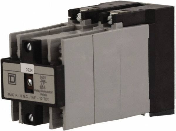 Square D - 8NO, 600 VAC Control Relay - Panel Mount - USA Tool & Supply