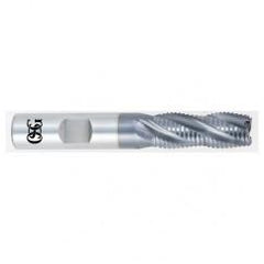 3/8 x 3/8 x 7/8 x 2-5/8 4 Fl HSS-CO Roughing Non-Center Cutting End Mill -  TiALN - USA Tool & Supply