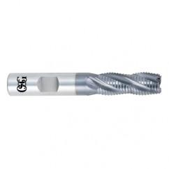 3/4 Dia. x 4 Overall Length 5-Flute Square End Solid Carbide SE End Mill-Round Shank-Center Cutting-Uncoated - USA Tool & Supply