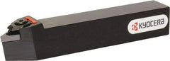 Kyocera - WTEN, Neutral Cut, 60° Lead Angle, 20mm Shank Height x 20mm Shank Width, Negative Rake Indexable Turning Toolholder - 125mm OAL, TN.. 33.. Insert Compatibility, Series WTEN - USA Tool & Supply