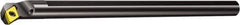 Sandvik Coromant - 0.5591" Min Bore Diam, 6" OAL, 3/8" Shank Diam, E..SDUPR/L Indexable Boring Bar - Screw-On Holding Method - USA Tool & Supply