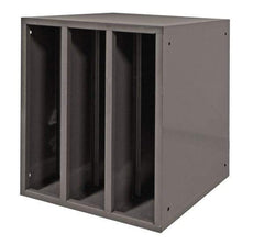 Durham - Gray Hydraulic Hose Cabinet - 25" Wide x 25" High x 23" Deep, Steel - USA Tool & Supply