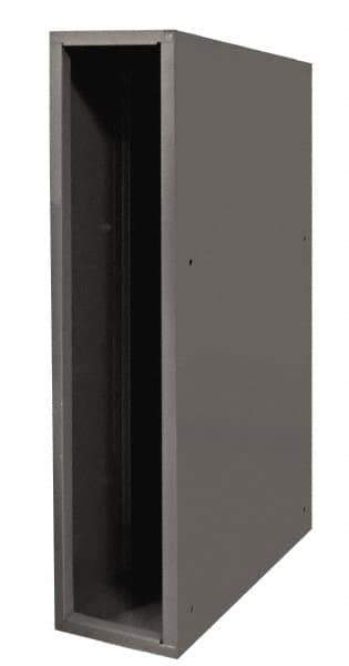 Durham - Gray Hydraulic Hose Cabinet - 36" Wide x 25" High x 10" Deep, Steel - USA Tool & Supply