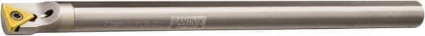 Sandvik Coromant - 1/2" Min Bore Diam, 6" OAL, 3/8" Shank Diam, C..STFCR/L Indexable Boring Bar - Screw-On Holding Method - USA Tool & Supply