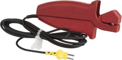 Cooper - -20 to 300°F, K Pipeclamp, Thermocouple Probe - 10 Ft. Cable Length, Mini Connector, 2 Sec Response Time - USA Tool & Supply