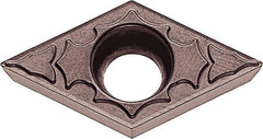 Kyocera - DCGT32.50.2 CF Grade PR1225 Carbide Turning Insert - Megacoat Finish, 55° Diamond, 3/8" Inscr Circle, 5/32" Thick, 0.004" Corner Radius - USA Tool & Supply