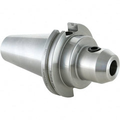 Techniks - CAT50 Dual Contact Taper Shank 1-1/4" Hole End Mill Holder/Adapter - USA Tool & Supply