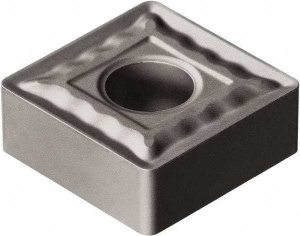 Sandvik Coromant - SNMG643 QM Grade H13A Carbide Turning Insert - Uncoated, 90° Square, 3/4" Inscr Circle, 1/4" Thick, 3/64" Corner Radius - USA Tool & Supply