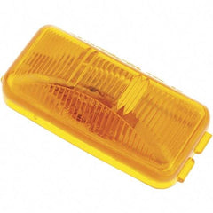 Truck-Lite - 2-1/2" Long, 0.33 Amp, Incandescent Side Marker Light Kit - 12 Volts, Yellow - USA Tool & Supply