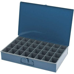 Durham - Small Parts Storage Box - Steel Frame, 32 Compartments - USA Tool & Supply