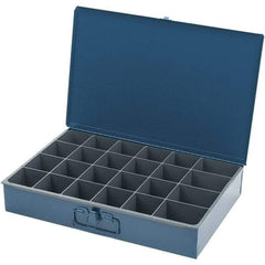 Durham - Small Parts Storage Box - Steel Frame, 24 Compartments - USA Tool & Supply