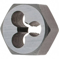 Import - Hex Rethreading Dies   Thread Size: #8-32    Hex Size (Inch): 11/16 - Exact Industrial Supply