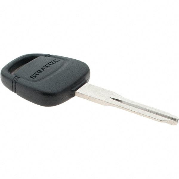 Value Collection - Strattec Transponder Key Blank - Nickel/Plastic - USA Tool & Supply