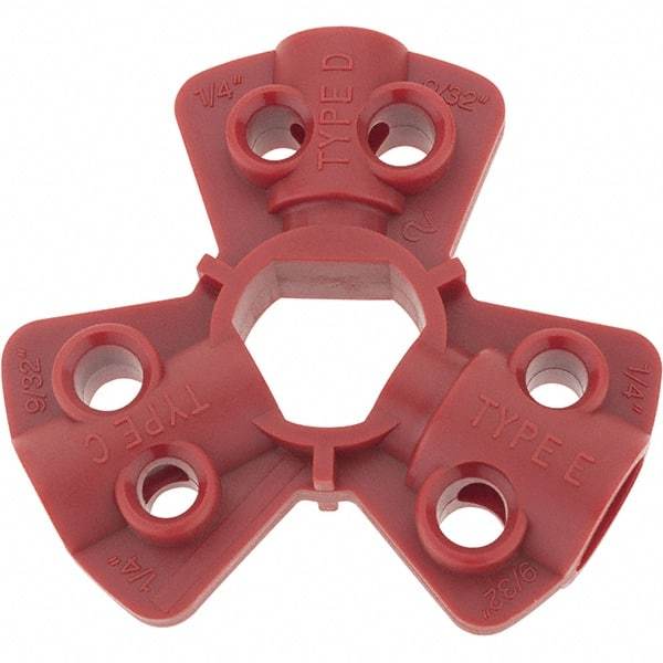 Brady - Pneumatic Quick Disconnect Lockout - 9/32" Max Shackle Diam - USA Tool & Supply