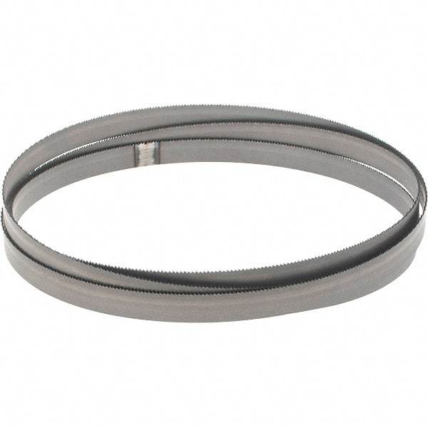 M.K. MORSE - 18 TPI, 5' 4-1/2 Long x 1/2" Wide x 0.025" Thick, Welded Band Saw Blade - Bi-Metal, Toothed Edge, Raker Tooth Set, Flexible Back, Contour Cutting - USA Tool & Supply