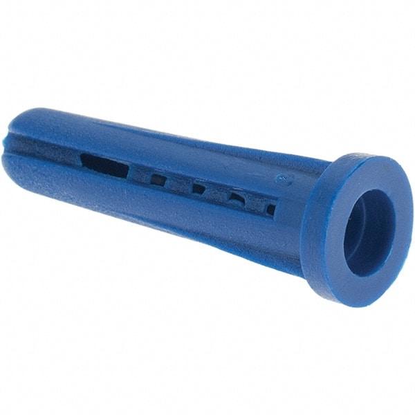 Value Collection - #8 to #10 Screw, 3/16" Diam, 7/8" Long, Plug Drywall & Hollow Wall Anchor - Plastic, Use with Concrete/Masonry, Drywall & Wallboard - USA Tool & Supply