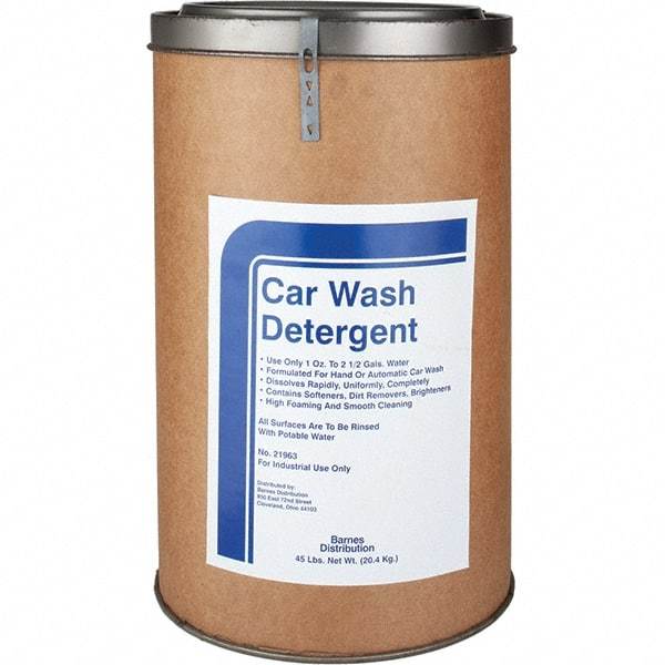 Made in USA - Automotive Car Wash Soap - 45 Lb Canister - USA Tool & Supply