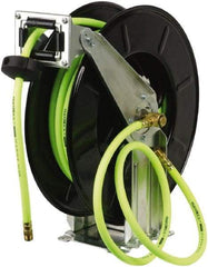 Legacy - 50' Spring Retractable Hose Reel - 300 psi, Hose Included - USA Tool & Supply