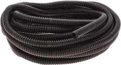 Value Collection - 25' Long, Flexible Wire Loom Conduit - Plastic, 1/4" ID - USA Tool & Supply