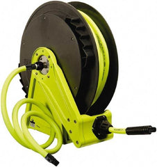 Legacy - 50' Spring Retractable Hose Reel - 300 psi, Hose Included - USA Tool & Supply