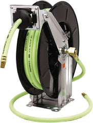 Legacy - 50' Spring Retractable Hose Reel - 300 psi, Hose Included - USA Tool & Supply