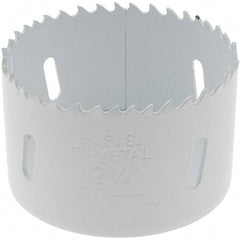 Value Collection - 2-3/4" Diam, 1-1/2" Cutting Depth, Hole Saw - Bi-Metal Saw, Toothed Edge - USA Tool & Supply