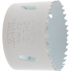 Value Collection - 2-1/2" Diam, 1-1/2" Cutting Depth, Hole Saw - Bi-Metal Saw, Toothed Edge - USA Tool & Supply