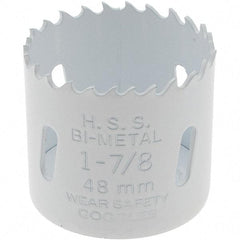 Value Collection - 1-7/8" Diam, 1-1/2" Cutting Depth, Hole Saw - Bi-Metal Saw, Toothed Edge - USA Tool & Supply