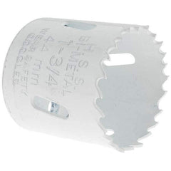 Value Collection - 1-3/4" Diam, 1-1/2" Cutting Depth, Hole Saw - Bi-Metal Saw, Toothed Edge - USA Tool & Supply