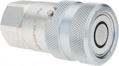 Parker - 1/2 NPSF Steel Hydraulic Hose Coupler - -8 Hose Size, 1/2" Hose Diam - USA Tool & Supply