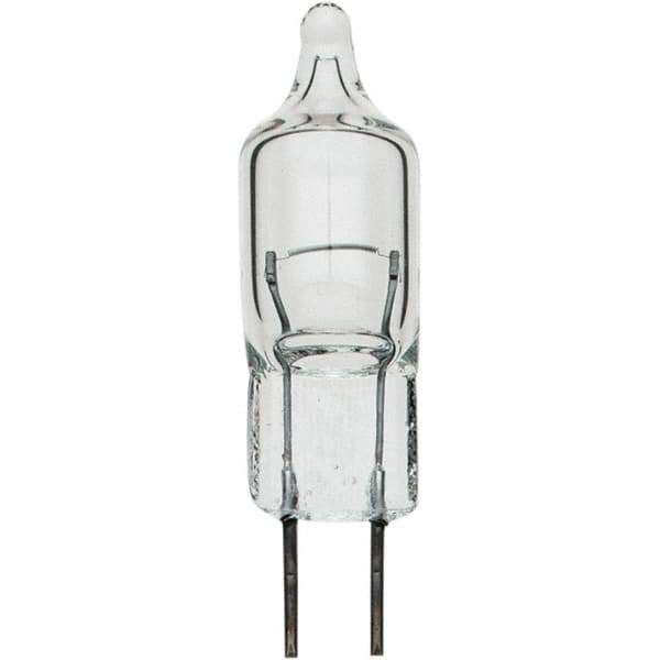 Import - 12 Volt, Halogen Miniature & Specialty T2-1/4 Lamp - G4 Bi-Pin Base - USA Tool & Supply