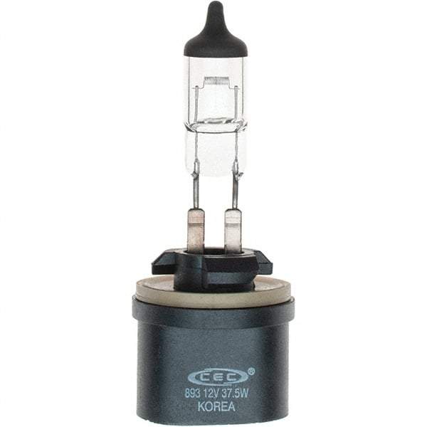 Import - 12 Volt, Halogen Miniature & Specialty T3-1/4 Lamp - Axial Prefocus (PG13) Base - USA Tool & Supply