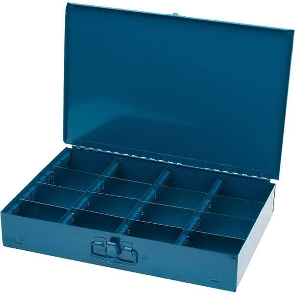 Value Collection - Small Parts Storage Box - Steel Frame, Adjustable Compartments - USA Tool & Supply