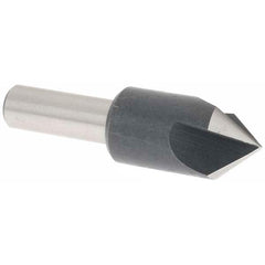 Value Collection - 5/8" Head Diam, 3/8" Shank Diam, 3 Flute 82° High Speed Steel Countersink - USA Tool & Supply