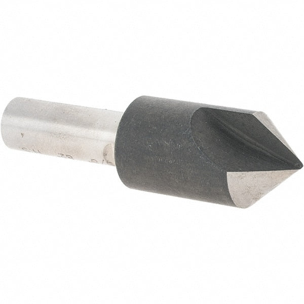 Value Collection - 5/8" Head Diam, 3/8" Shank Diam, 1 Flute 82° High Speed Steel Countersink - USA Tool & Supply