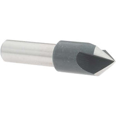 Value Collection - 1/2" Head Diam, 3/8" Shank Diam, 3 Flute 82° High Speed Steel Countersink - USA Tool & Supply