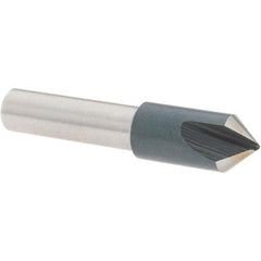 Value Collection - 5/16" Head Diam, 1/4" Shank Diam, 1 Flute 82° High Speed Steel Countersink - USA Tool & Supply