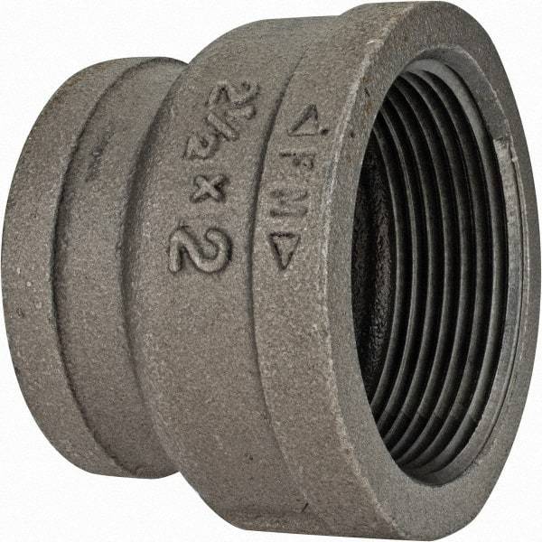 Value Collection - Size 3 x 2", Class 150, Malleable Iron Galvanized Pipe Reducing Bushing - 150 psi, Threaded End Connection - USA Tool & Supply