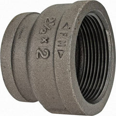 Value Collection - Size 3 x 2", Class 150, Malleable Iron Galvanized Pipe Reducing Bushing - 150 psi, Threaded End Connection - USA Tool & Supply