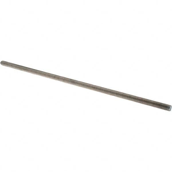 Value Collection - 1-8 x 3' Stainless Steel General Purpose Threaded Rod - USA Tool & Supply