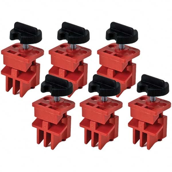 Brady - Electrical Equipment Lockouts Type: Multi-Pole Circuit Breaker Lockout Maximum Cord Diameter (Decimal Inch): 0.2812 - USA Tool & Supply
