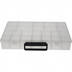 Flambeau - Tool Tray Cabinet - 13-1/2" Wide x 9" Deep x 2" High, Polymer, Clear - USA Tool & Supply